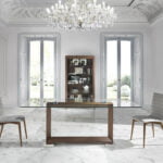 Dining table with Walnut wood base
