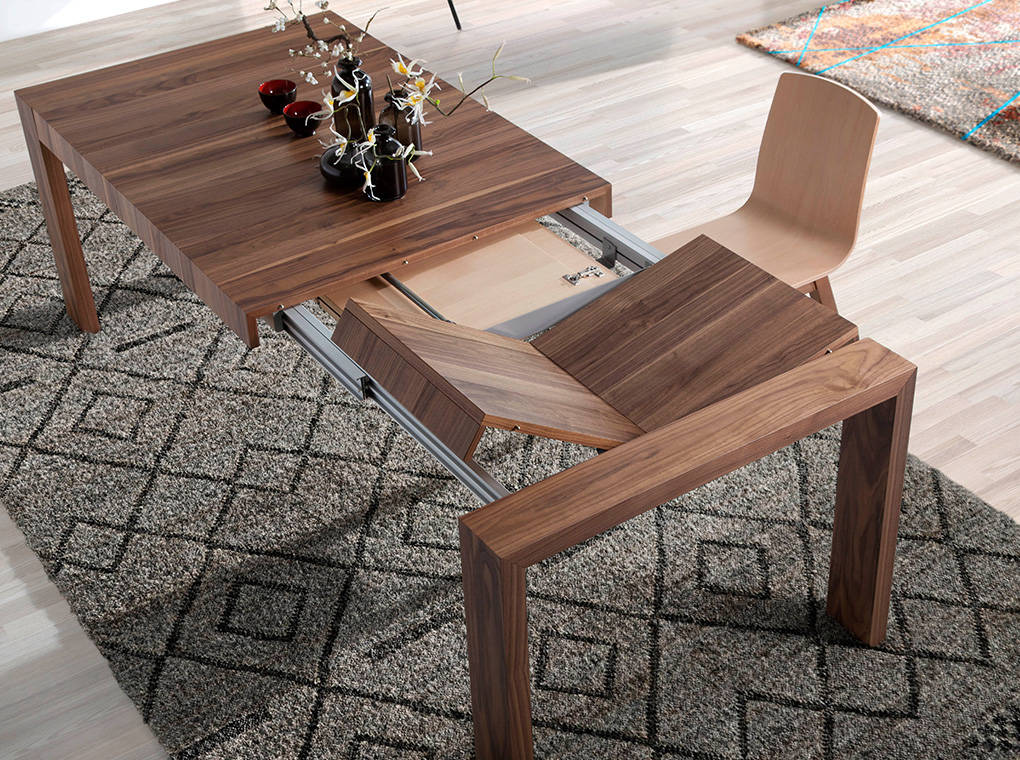 Original MESA DE COCINA DE MADERA extensible ❤ OFERTAS en mesas de madera