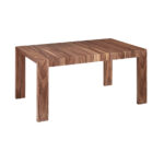 Mesa comedor extensible de madera Nogal