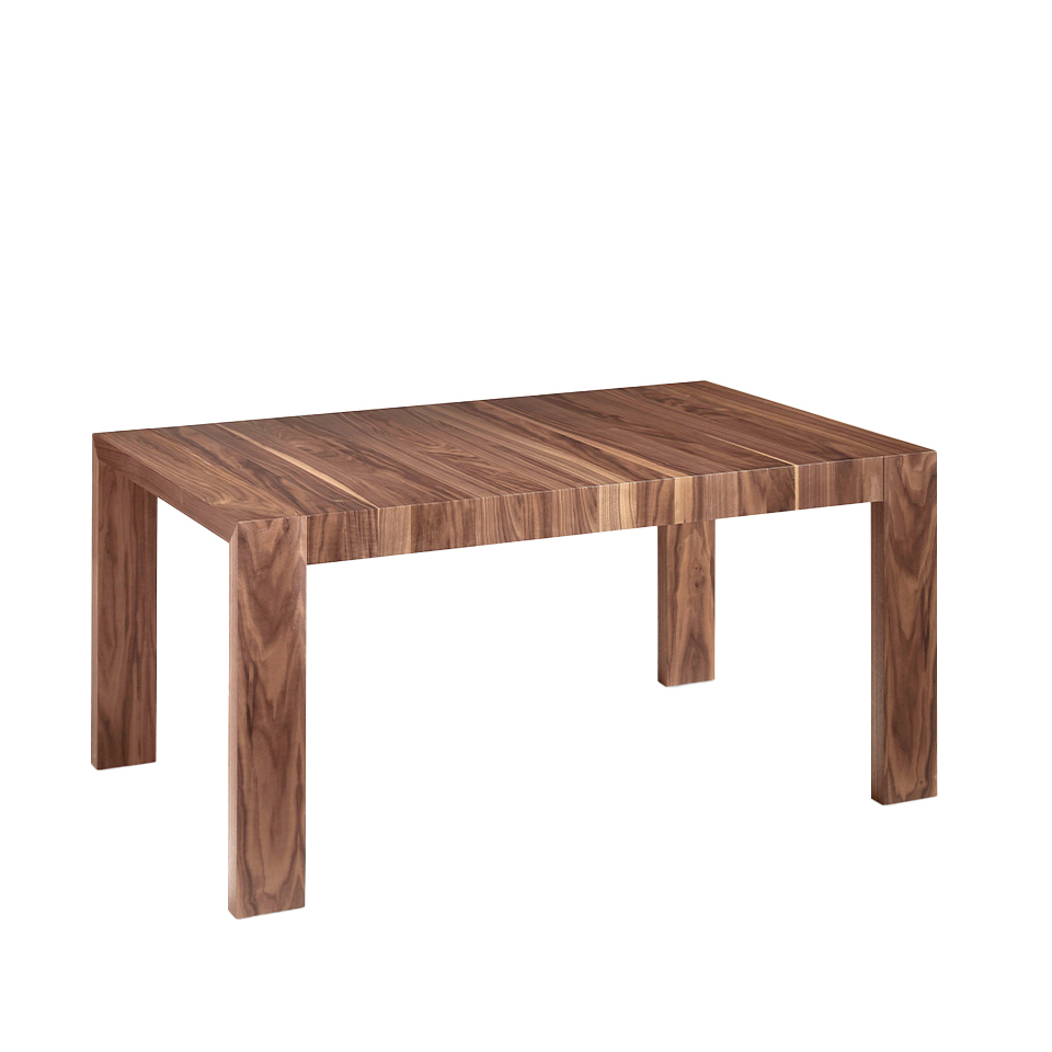 Tavolo da pranzo allungabile in legno di noce