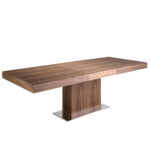 Mesa comedor rectangular de madera Nogal