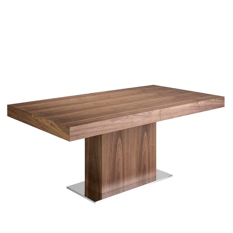 Tavolo da pranzo rettangolare in legno di noce