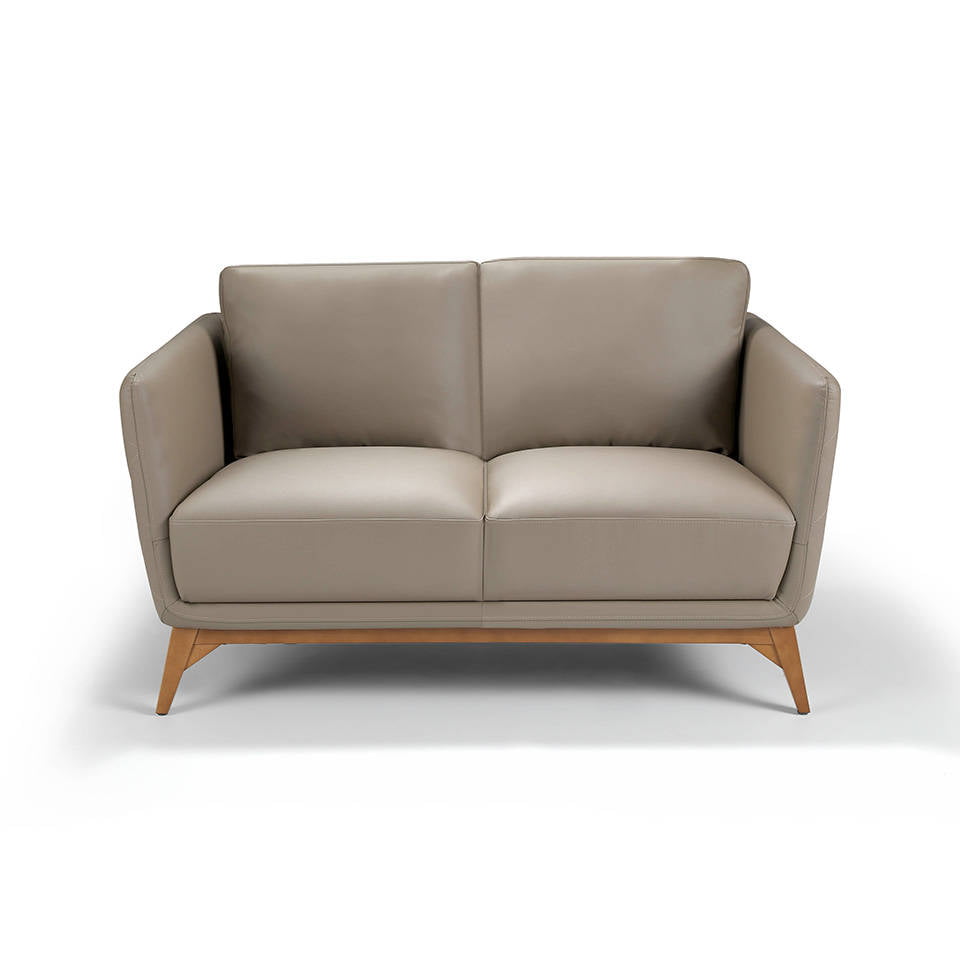 2-seat sofa upholstered in legs with walnut wood legs 2-seat sofa upholstered in legs with walnut wood legs