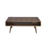 Walnut wood coffee table