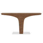 Walnut wood console