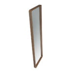 Walnut wood frame standing mirror