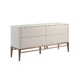 Niebla Holz Sideboard und Walnussholz Beine