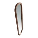 Standing mirror walnut wood frame