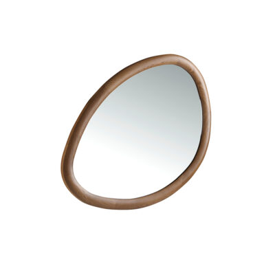 (Español) Espejo pared forma orgánica nogal mirror - Angel Cerda