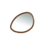 Organic walnut wall mirror
