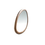 Organic walnut wall mirror