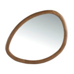 Organic walnut wall mirror