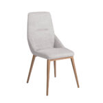 Light grey fabric chair