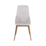 Light grey fabric chair