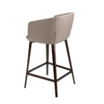 Grey leatherette stool