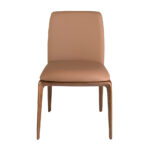 Brown eco-leather chair