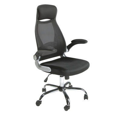 (Español) Silla oficina giratoria tela negra chair - Angel Cerda