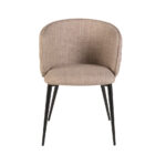 Brown fabric chair