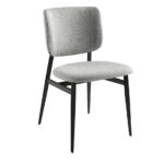 Light grey fabric chair