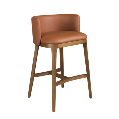 (Español) Taburete polipiel marrón stool - Angel Cerda