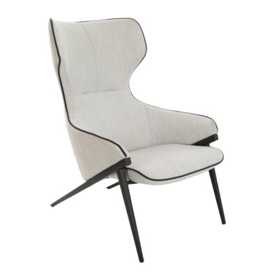 Sillón tela gris armchair - Angel Cerda