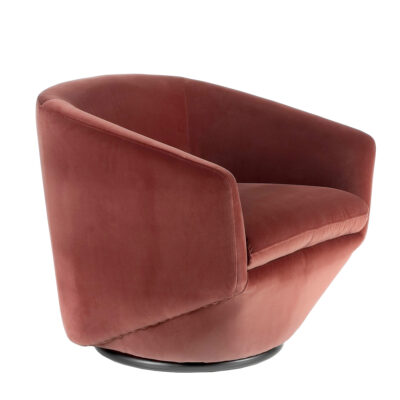 Sillón giratorio terciopelo melocoton armchair - Angel Cerda