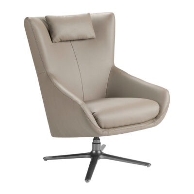 (Español) Sillón giratorio polipiel visón armchair - Angel Cerda