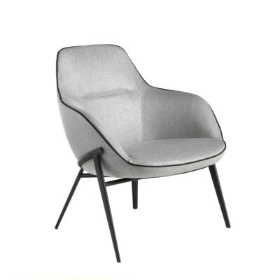 (Español) Sillón tela gris armchair - Angel Cerda
