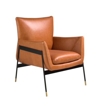 Sillón piel marrón Armchair - Angel Cerda