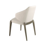 Cream leatherette chair