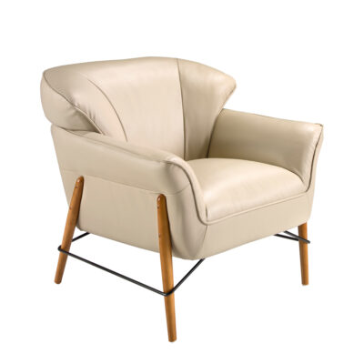 (Español) Sillón piel arena armchair - Angel Cerda