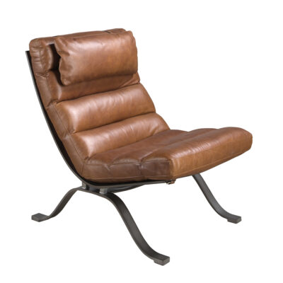 (Español) Sillón piel marrón oscuro armchair - Angel Cerda