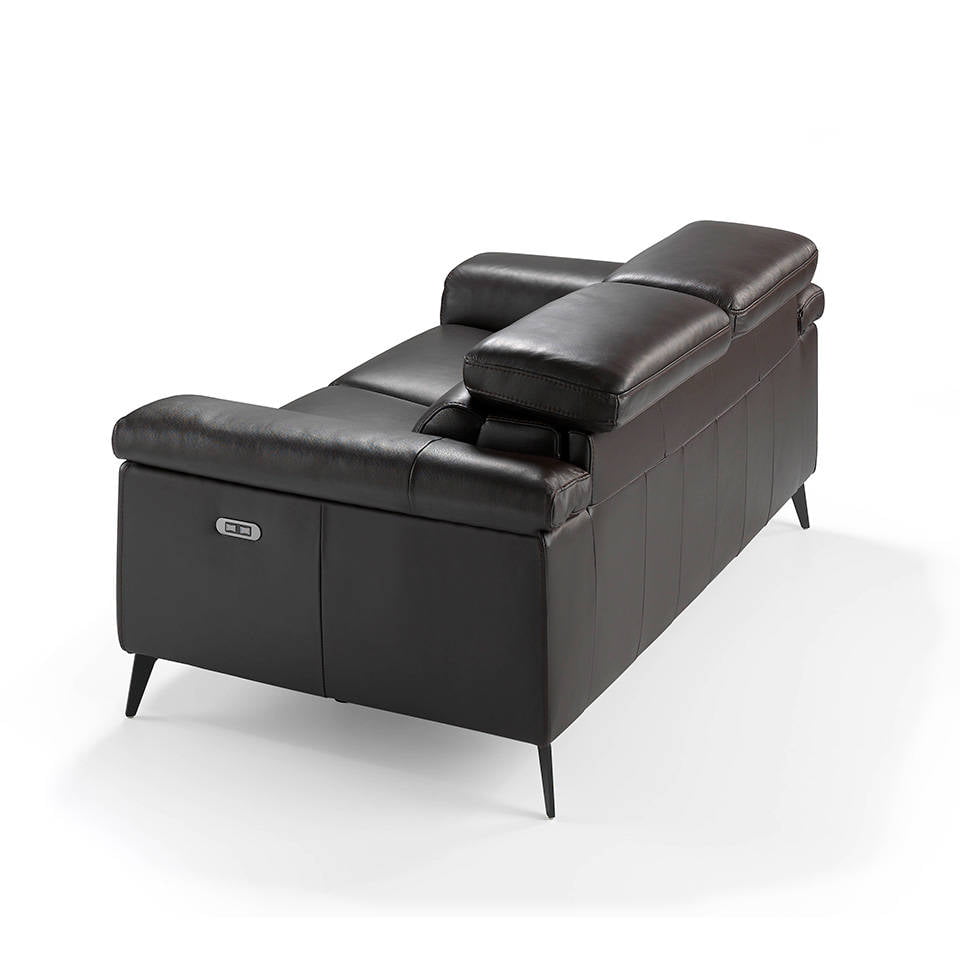 2 seater upholstered leather sofa with relax mechanisms 2 seater upholstered leather sofa with relax mechanisms
