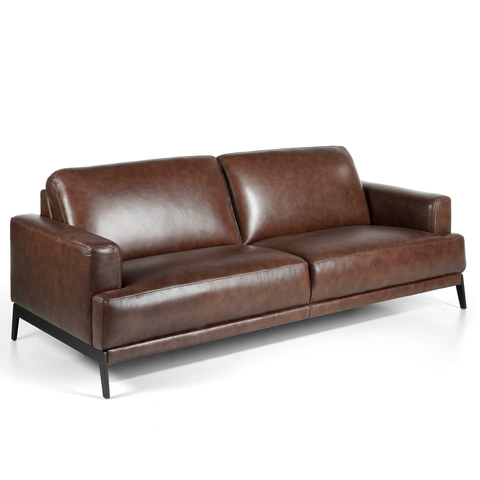 3 seat sofa upholstered in 2mm thick leather 3 seat sofa upholstered in 2mm thick leather