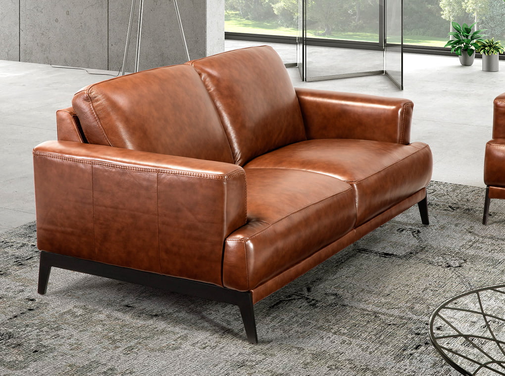 3 seat sofa upholstered in 2mm thick leather 3 seat sofa upholstered in 2mm thick leather