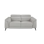 2-sitziges Ledersofa mit Relax-Mechanismus