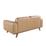 2 seater sofa upholstered in capitoné leather