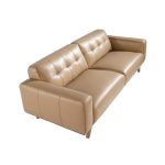 3-Sitzer-Sofa, gepolstert mit Capitonné-Leder