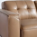 3 seater sofa upholstered in capitonné leather