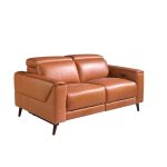 2-Sitzer Ledersofa mit Relax