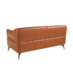 2-Sitzer Sofa mit Lederbezug