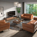 2 seater sofa in leather