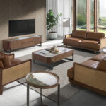 3 seater sofa brown leather