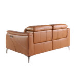 2-Sitzer-Relaxsofa aus braunem Leder