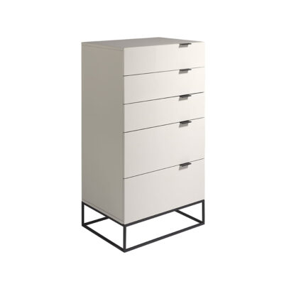 Chifonier madera gris y acero negro Chiffonier - Angel Cerda
