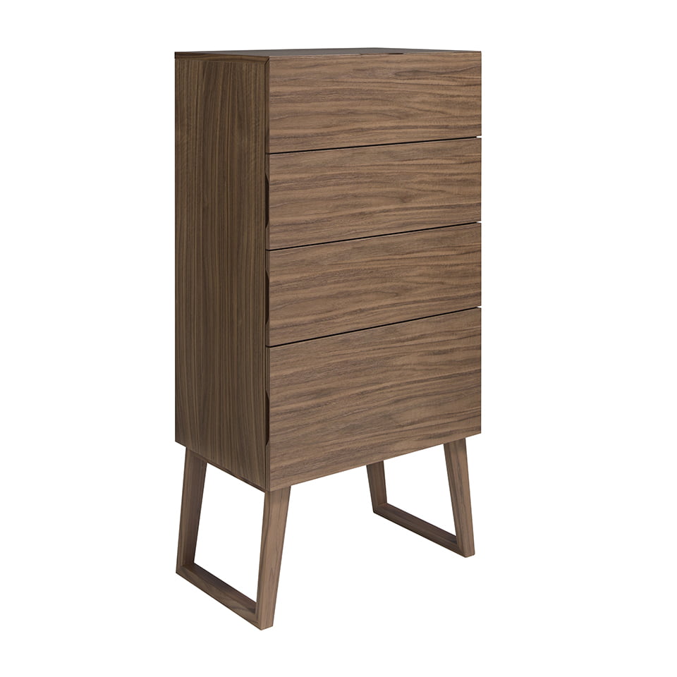 Chiffonnier en bois de noyer