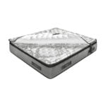 High-end mattress with viscoelastic and padded topper