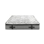 High-end mattress with viscoelastic and padded topper