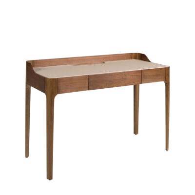 (Español) Escritorio tocador polipiel y nogal Dressing table - Angel Cerda