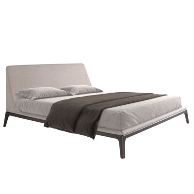 (Español) Cama tela color gris bed - Angel Cerda